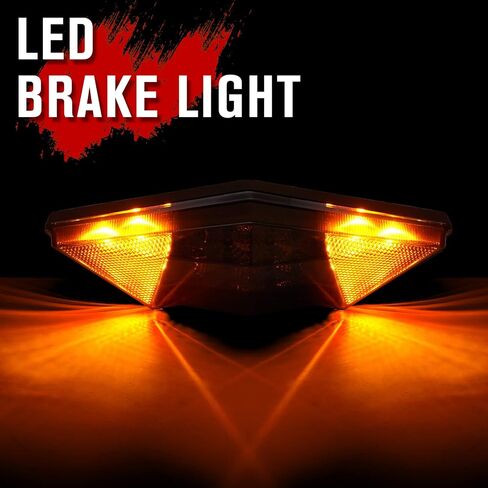 مصباح خلفي LED A & UTV PRO لسيارة Can-Am Outlander 400 500 650 800 2008-2023، ملحقات تجميع المصابيح الخلفية للفرامل الخلفية، مدخن، استبدال OEM # 710001203، قطعة واحدة in Saudi Arabia