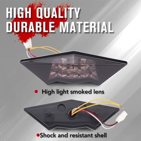 مصباح خلفي LED A & UTV PRO لسيارة Can-Am Outlander 400 500 650 800 2008-2023، ملحقات تجميع المصابيح الخلفية للفرامل الخلفية، مدخن، استبدال OEM # 710001203، قطعة واحدة in Saudi Arabia