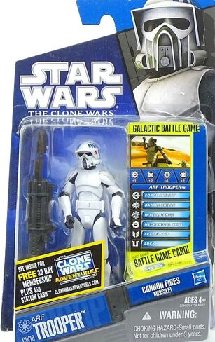 Star Wars Clone Wars 2010 Animated Figure ARF Trooper #18 in Saudi Arabia