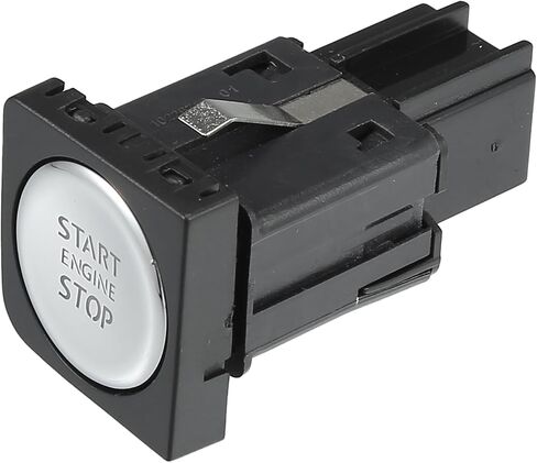 Push Button Starter Switch No.16D959839 Engine Start Stop Switch Button for Volkswagen Jetta 2011-2017 Silver Tone Black in Saudi Arabia