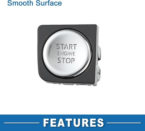 Push Button Starter Switch No.16D959839 Engine Start Stop Switch Button for Volkswagen Jetta 2011-2017 Silver Tone Black in Saudi Arabia