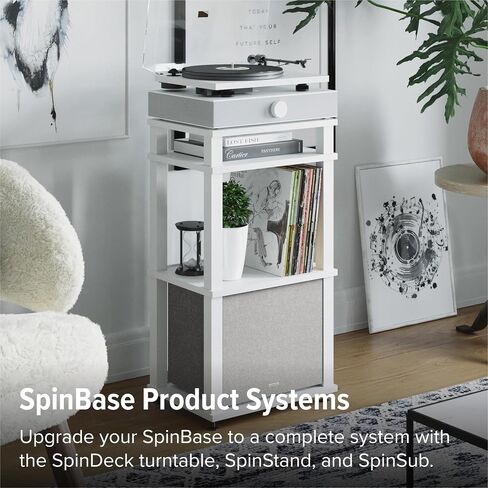 Andover Audio Spinbase Turntable Speaker System (White) in Kuwait