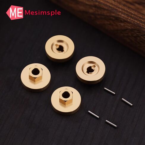 Counterweight FCX24 Brass Wheel Hex Hub Adaptor for FMS 1/24 FCX24 1/18 FCX18 LC80 Upgrades Parts Black in Saudi Arabia