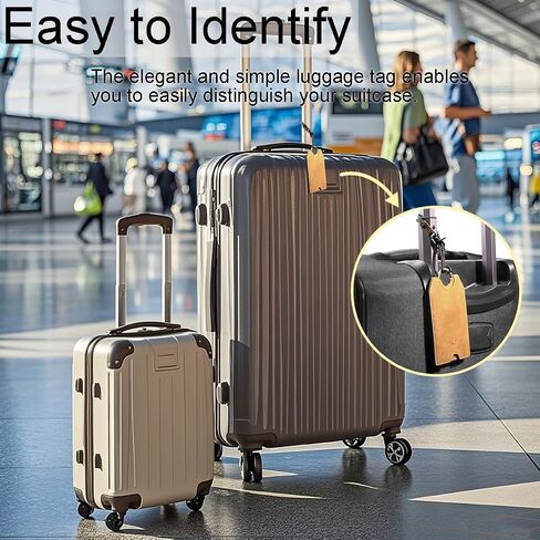 بطاقة أمتعة السفر لمنع الخسارة من Airtag، حقيبة جلدية واقية لمنع تسرب المعلومات، ملصق حقيبة شخصي أنيق لإكسسوارات السفر الأساسية in Saudi Arabia
