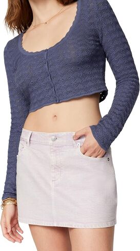 florence by mills Women's Total Softie Denim Micro Mini Skirt in Saudi Arabia