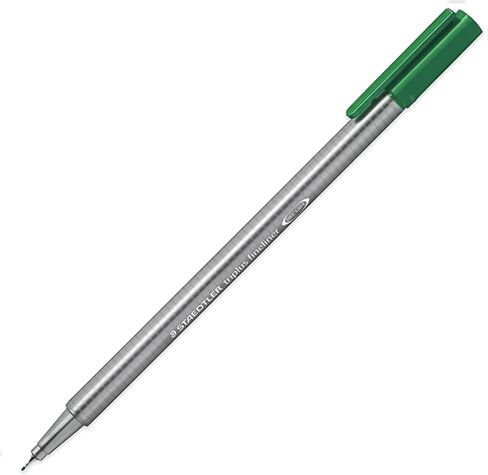 أقلام Staedtler 334 Triplus Fineliner Superfine Point - 0.3 مم - أخضر - عبوة من 6 أقلام in Saudi Arabia