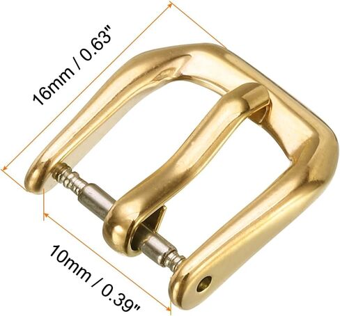 HARFINGTON Watch Band Replacement Buckle 316L Stainless Steel Clasp for Leather Silicone Nylon Canvas Watch Band in Saudi Arabia