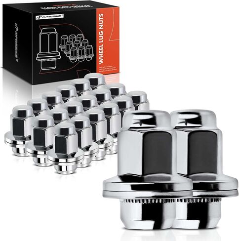 A-Premium M14-1.50 Wheel Lug Nuts Compatible with Toyota Tundra 2007-2021 Sequoia 2008-2021 Land Cruiser Lexus LX470 LX570 Front and Rear 20-PC Set in Saudi Arabia