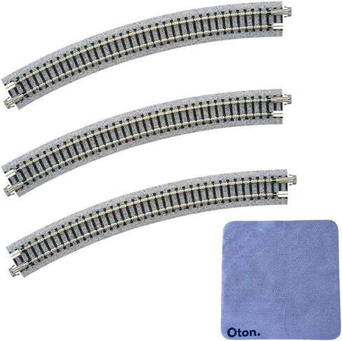 Kato USA Model Train Products Unitrack, 381mm (15") Radius 30-Degree Curve Track (4-Piece × 3pack) in Saudi Arabia