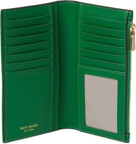 Kate Spade New York Women's Slim Wallet, Watercress in Kuwait