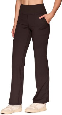 RBX Active Yoga Pants for Women, Tummy Control Boot Cut Flare Legging Lightweight Buttery Soft Sweatpants with Pockets in Saudi Arabia
