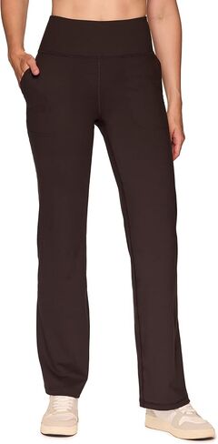RBX Active Yoga Pants for Women, Tummy Control Boot Cut Flare Legging Lightweight Buttery Soft Sweatpants with Pockets in Saudi Arabia