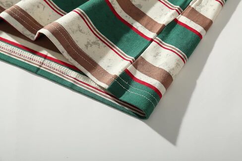 VEIISAR Men's Crewneck Striped T-Shirt Soft Elastic Cotton Tees in Kuwait
