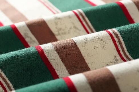 VEIISAR Men's Crewneck Striped T-Shirt Soft Elastic Cotton Tees in Kuwait