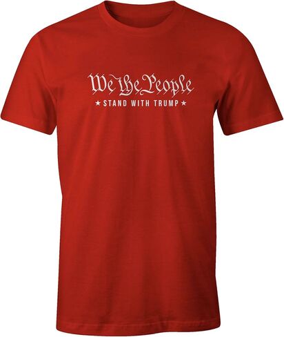 Ink Trendz We The People Stand with Trump 2024 Cotton Men's T-Shirt in Saudi Arabia
