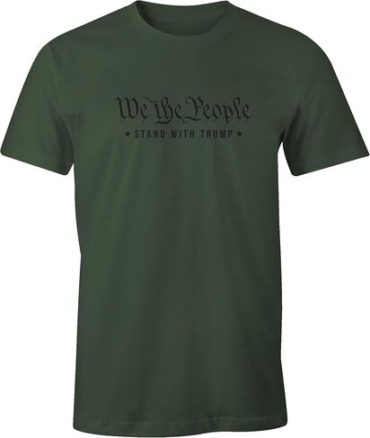 Ink Trendz We The People Stand with Trump 2024 Cotton Men's T-Shirt in Saudi Arabia