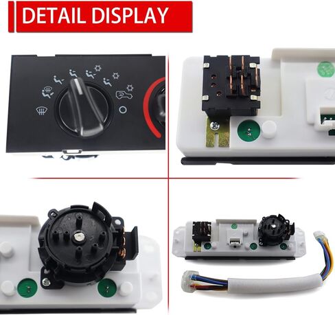 55056558AA سخان A/C مفتاح التحكم في تكييف الهواء لوحة وحدة التحكم في المناخ متوافقة مع 2005 2006 Jeep Wrangler TJ 2.4L 4.0L 55056558AB in Kuwait