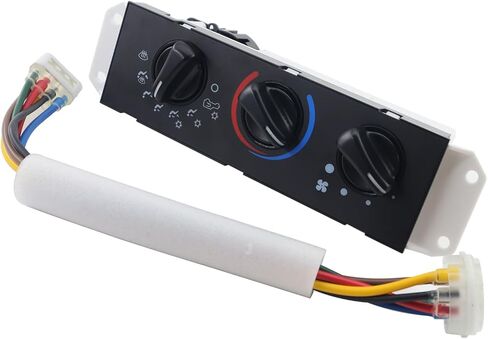 55056558AA سخان A/C مفتاح التحكم في تكييف الهواء لوحة وحدة التحكم في المناخ متوافقة مع 2005 2006 Jeep Wrangler TJ 2.4L 4.0L 55056558AB in Kuwait