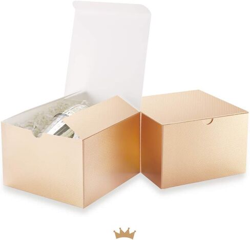 12 Christmas Gift Boxes 6x6x4 Inches, Christmas Tree Pattern Gift Boxes, Small Gift Boxes with Lids, Red Gift Boxes Green Gift Boxes White Gift Boxes for Christmas Wrapping Gifts in Saudi Arabia