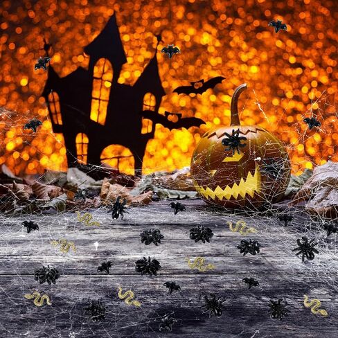 100PCS Halloween Miniature Bats Dollhouse Mini Bats for Crafts Cute Halloween Decor Tiny Bat Decor for Fairy Garden Dollhouse Micro Landscaping Decoration in Kuwait