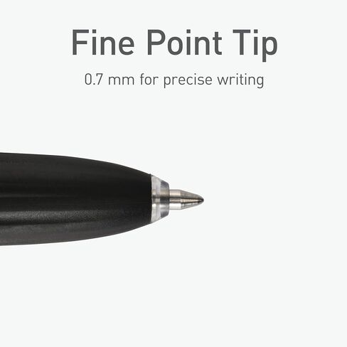 Pentonic GR-T Retractable Gel Pens, 10 Count, Blue Ink, 0.7 mm Fine Point, Smooth Writing For Journaling, Note Taking, Office & School (1002361) in Kuwait