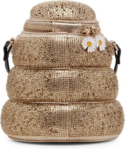 Betsey Johnson Queen Bee Crossbody, Yellow in Saudi Arabia