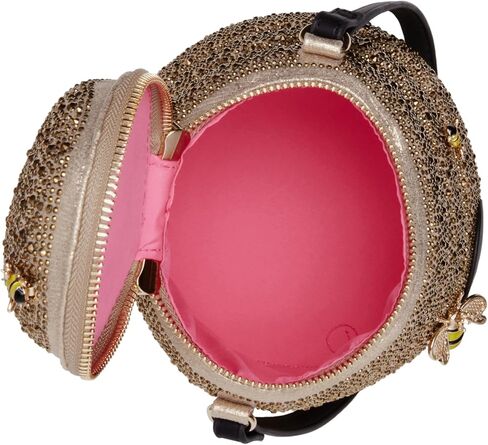 Betsey Johnson Queen Bee Crossbody, Yellow in Saudi Arabia