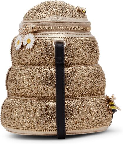 Betsey Johnson Queen Bee Crossbody, Yellow in Saudi Arabia