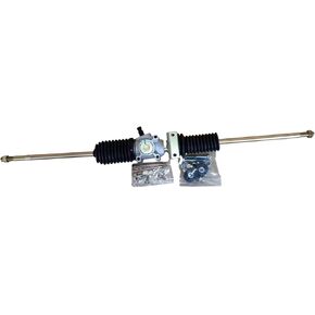 Steering Rack and Pinion 1823465 Assembly with Tie Rod Ends 7061138 Replacement for 2010-2014 Polaris Ranger 400 EV LSV 500 Midsize UTVs; 14-21 GEM EM1400