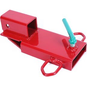 ECOTRIC New Clamp On Forklift Hitch Receiver Pallet Fork Trailer Towing Adapter 2" Insert