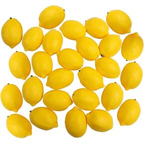 10Pcs Artificial Mini Lemon Decor Fake Fruit Home Party Festival Decoration Props，Quality and Creative House Kitchen Party Decoration Artificial Fruit