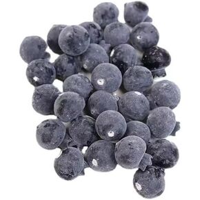 Aliotech 25pcs Artificial Blueberries Lifelike Simulation Small Blue Berries Fake Fruit Model for DIY Craft Home Kitchen Party Decoration Desk Ornament Cabinet Photography Props