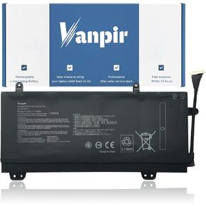 Vanpir C21N1624 Laptop Battery Replacement for Asus Q325U Q325UA Q325UAR ZenBook Flip S UX370UA 1A 1B C4061T C4072T C4093T Series Notebook 0B200-02420000 7.7V 39Wh 5070mAh