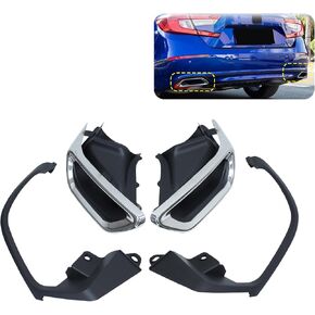 NewYall Left and Right Exhaust Muffler Tail Pipe Tip with Bracket for Honda Accord 2018 2019 2020