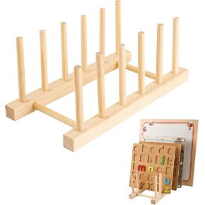 Wooden Puzzle Display Stand, Jigsaw Shelf Stand Puzzle Holder Rack Wooden Puzzle Rack Puzzle Storage and Rack Puzzle Wire Rack Organizer for Kids Adults Puzzle Storage