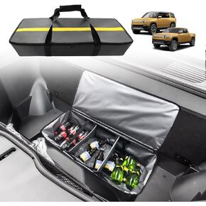 BestEvMod Compatible with Rivian R1T R1S Frunk Insulated Cooler Bag Waterproof Front Trunk Lower Deck Organizer Premium Leakproof Heavy Duty Bags with 3 Adjustable compartments 2022-2024 Accessories