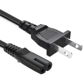2 Pack 10a 125v AC Power Cord for Samsung UN32 UN40 UN43 UN48 UN49 UN50 UN55 UN60 UN65 UN70 UN75 UN78 Series 4k Smart TV 32 40" 43" 48" 49" 50" 55" 60" 65" 75" 82" inch Charger Replacement Power Cable in Kuwait