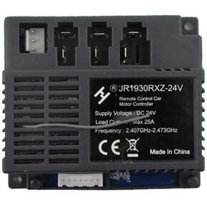 JR1930RXZ-24V Control Box Receiver Match 2.4G Bluetooth Remote Control, Mainboard Motherboad Accessories Kids Ride On Car Circuit Board Replacement Parts