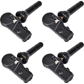 Set of 4 TPMS Tire Pressure Sensors 433MHz Compatible with Chrysler 300 Town & Country Challenger Ram1500 2500 Jeep Grand Cherokee Wrangler Replaces# 56029398AB 56029398AA (4 PCS)