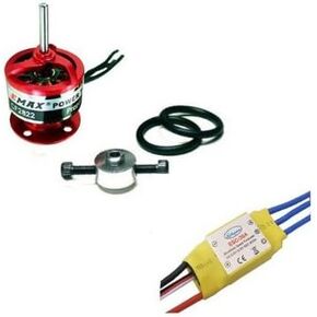 30a Brushless ESC Speed Controller + Emax 1200kv Brushless Motor