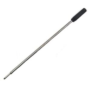 3 Pcs Wholesale Ballpoint Metal Pen Refill 1.0mm Length 11.6cm and Short Steel Blue Replacement V8B4 Re Pen Refill Black Ink, Ink Pen Refills Pens and Refills Writing for Correction Supplies