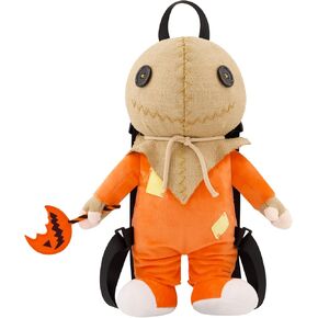Concept One Trick 'r Treat Mini Backpack, Sam Plush Small Travel Bag Purse for Men and Women, Adjustable Shoulder Straps, Multi, 16 Inch