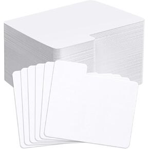 فواصل بطاقات التداول، فواصل تحميل علوية 100 قطعة لبطاقات التداول مع علامة تبويب مؤشر للكتابة، فواصل تنظيم بطاقات أرشيفية عالية الجودة مقاس 3 1/4 × 4 بوصة - إصدار أفقي in Kuwait