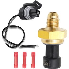 1850352C1 EBP Sensor Back Pressure & Pigtail Replacement for Ford 250 350 450 550 Super Duty 2004 2005 2006 2007 Replace 5C3Z-9J460-A 5C3Z9J460A 5C3Z-9J460-B 5C3Z9J460B