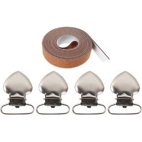 DYNWAVE Scroll Rod Side Tension Clip Set Universal Hand Embroidery Needlework Cross Stitch Embroidery Frame Sewing Gadgets Embroidery Accessories