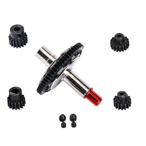 Upgraded 57T Slipper Set Kit for Arrma 1/10 RC Vehicles (0.8Mod) Big Rock Granite Kraton Outcast Senton Vorteks 57T Slipper Upgrade Parts(Black)
