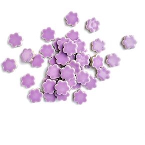 200 جرام فسيفساء سيراميك مجموعة DIY ملونة صغيرة زهرة السيراميك زهرة فسيفساء بلاط المواد الحرفية فسيفساء مادة الفن - برتقالي in Kuwait