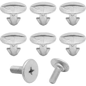 8PCS Lower Engine Cover Pin Screws, Lower Engine Cover Pin Screws Bolts Splash Shield Hardware Compatible with Honda Accord Civic CR-V Acura 90674-TY2-A01 90105-TBA-A00