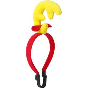 Deer Antler Headband for Adults Kids,Reindeer Headpiece Dog Costume Accessories,Deer Horn Halloween Christmas Dress Up Yellow
