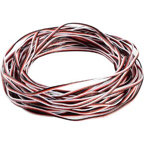 YXQ 26AWG Servo Cable 50 feet 3-pin Line for Futaba JR RC Servo Hobby Model Aircraft Model Wiring 30 corex0.08mm in Kuwait